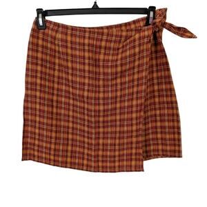 🔥 FINAL PRICE at denim vintage 100% linen wrap skirt